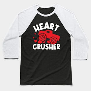 Heart Crusher Valentines Day Baseball T-Shirt